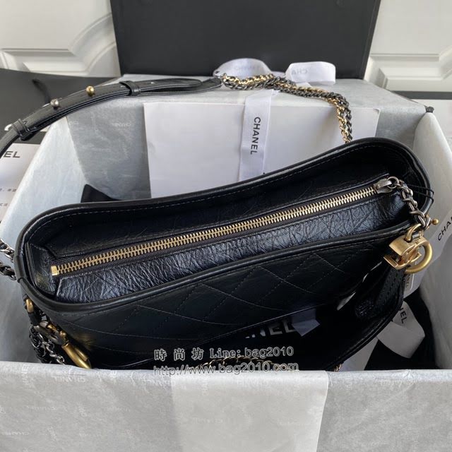 Chanel女包 香奈兒專櫃最新款Gabrielle流浪包 Chanel爆款字母肩帶流浪包  djc4107